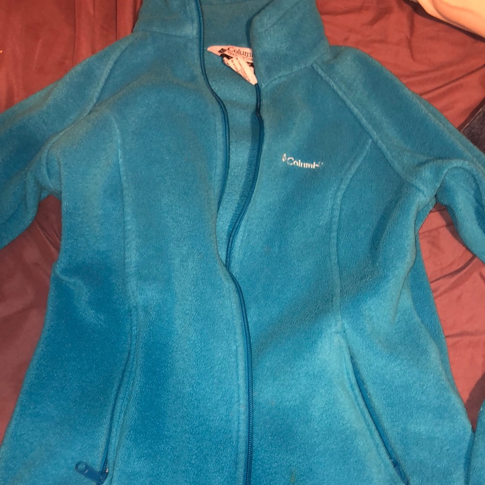Blue Columbia zip up jacket
